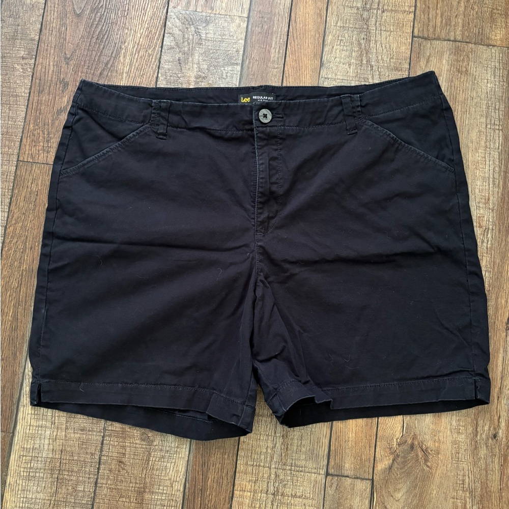 Lee 7” Black Legendary Chino Shorts
